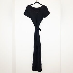 Vintage silk bias cut full length dress